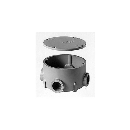 Abb 3/4 PVC ROUND JUNCT/COVER E970CE-CTN